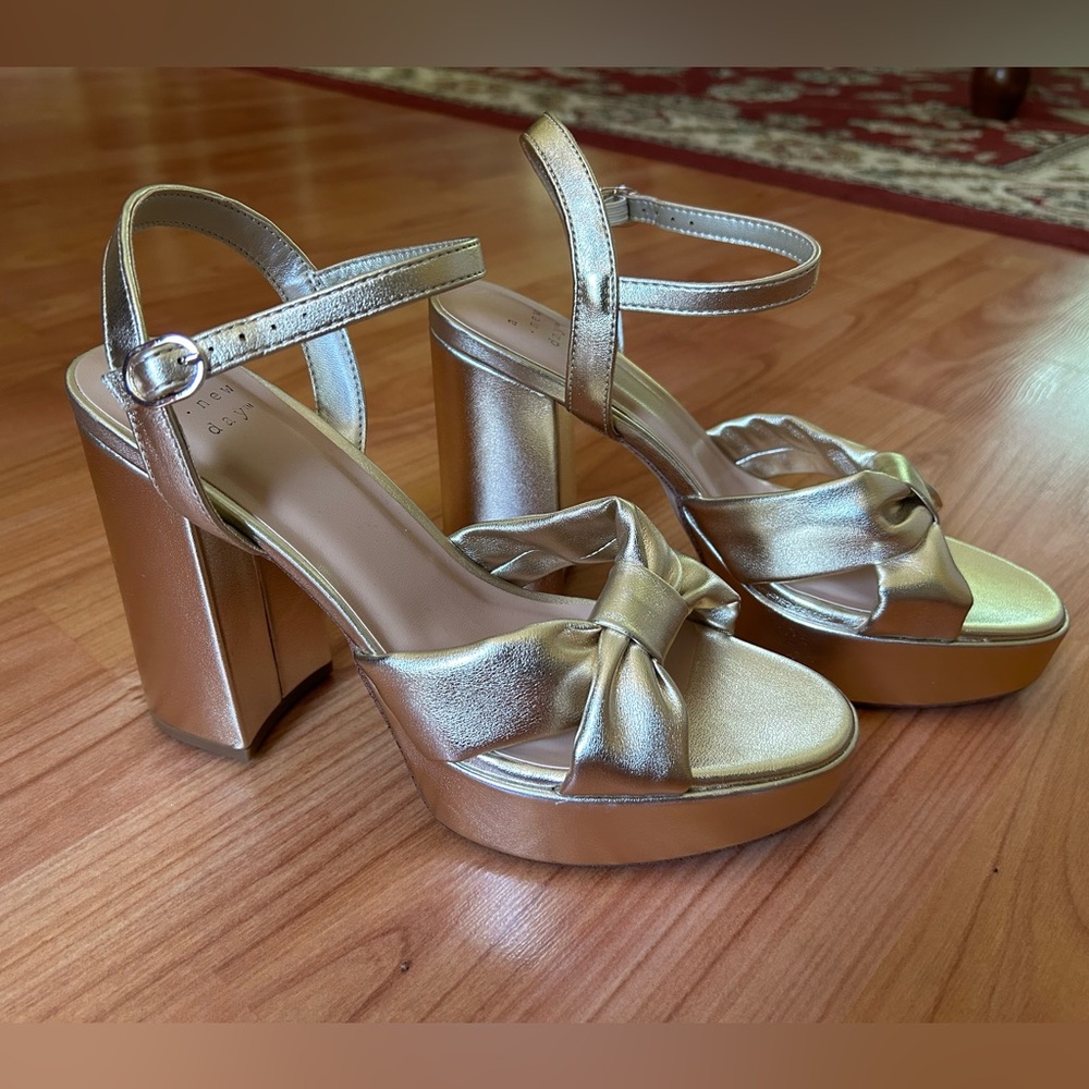 A new day platform sandals